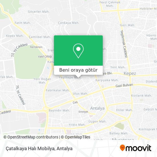 Çatalkaya Halı Mobilya harita