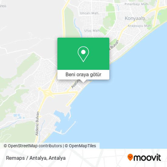 Remaps / Antalya harita