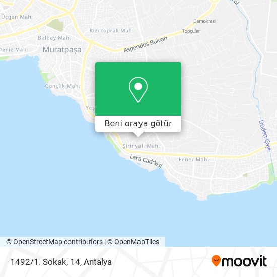 1492/1. Sokak, 14 harita