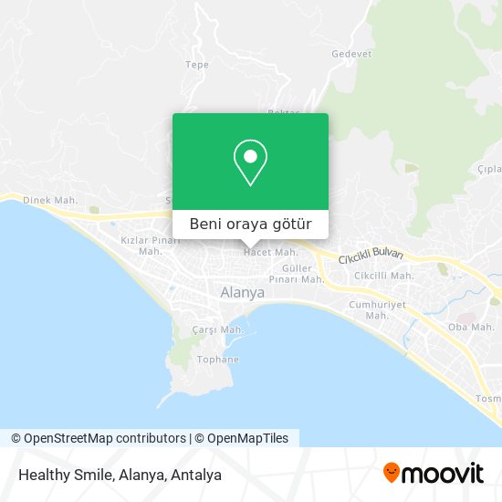 Healthy Smile, Alanya harita