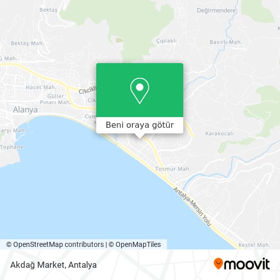 Akdağ Market harita