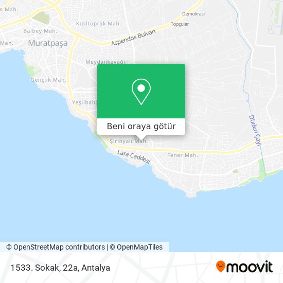 1533. Sokak, 22a harita
