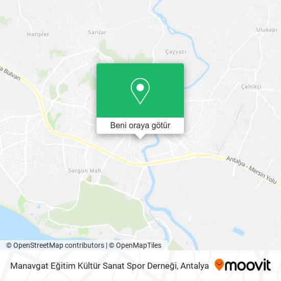 Manavgat Eğitim Kültür Sanat Spor Derneği harita