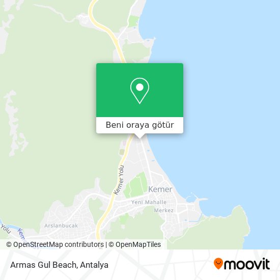 Armas Gul Beach harita