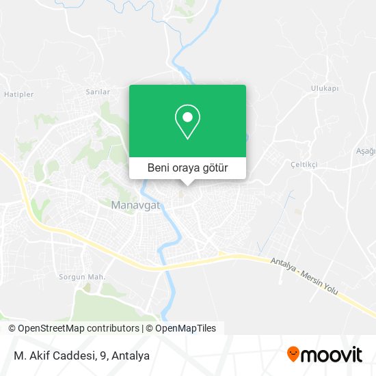 M. Akif Caddesi, 9 harita