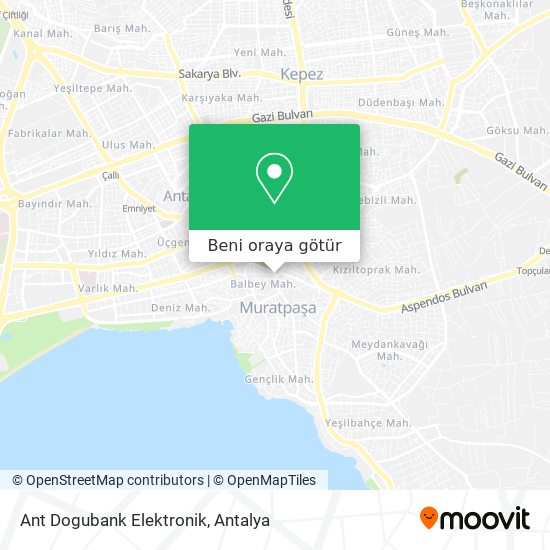 Ant Dogubank Elektronik harita