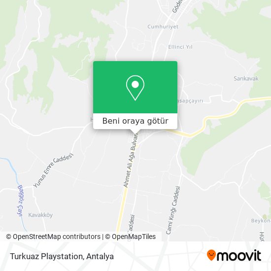 Turkuaz Playstation harita