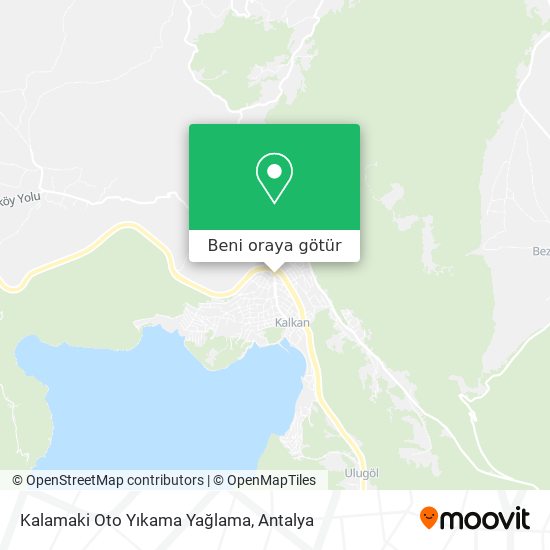 Kalamaki Oto Yıkama Yağlama harita