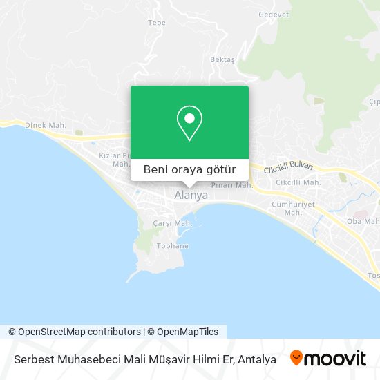 Serbest Muhasebeci Mali Müşavir Hilmi Er harita