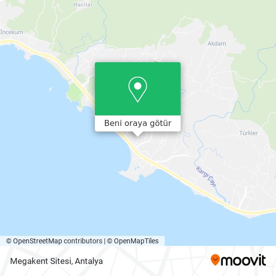 Megakent Sitesi harita