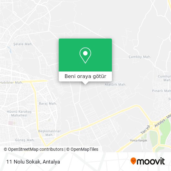 11 Nolu Sokak harita