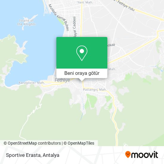 Sportive Erasta harita