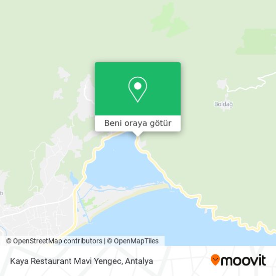 Kaya Restaurant Mavi Yengec harita