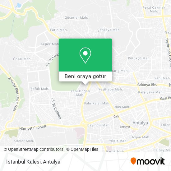 İstanbul Kalesi harita