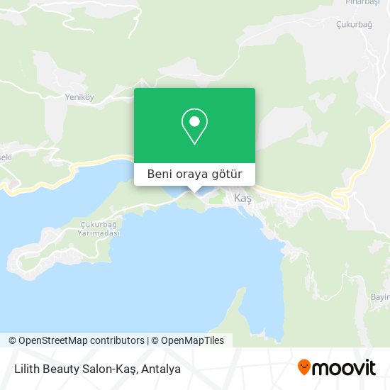 Lilith Beauty Salon-Kaş harita