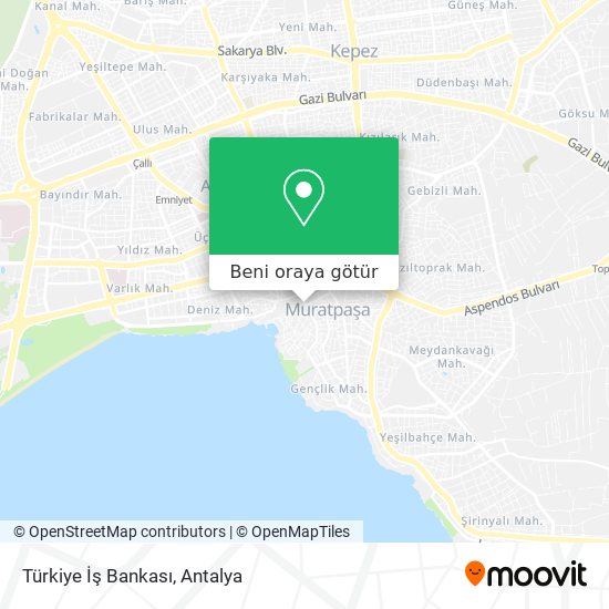 Türkiye İş Bankası harita