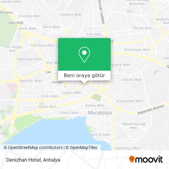 Denizhan Hotel harita