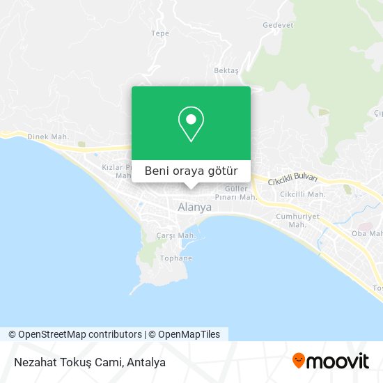 Nezahat Tokuş Cami harita