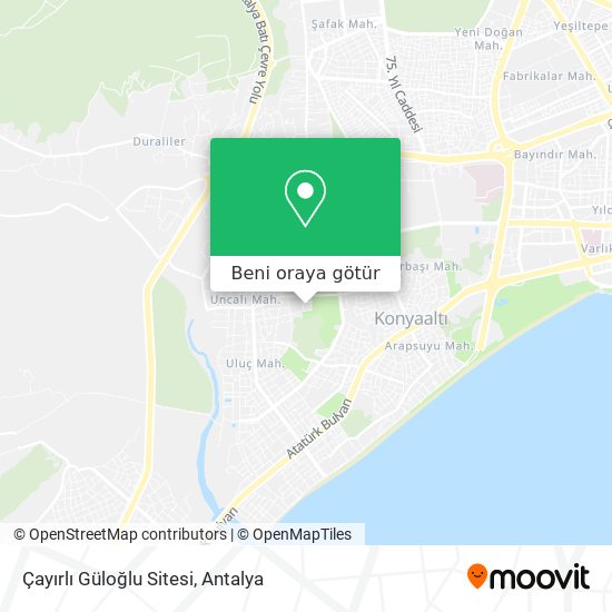 Çayırlı Güloğlu Sitesi harita