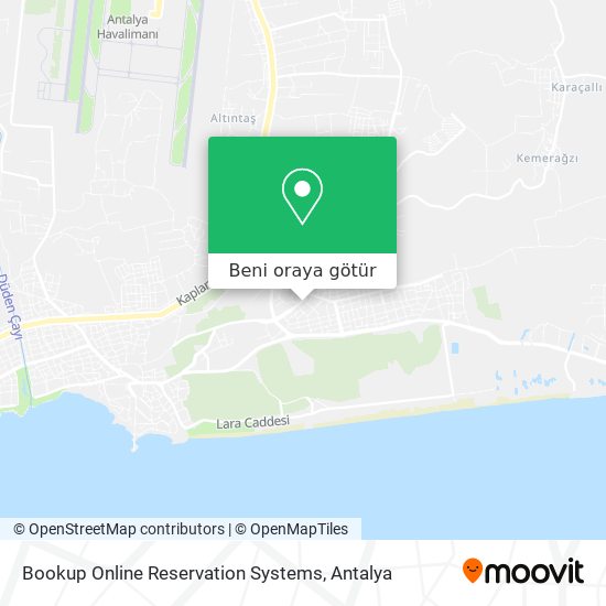 Bookup Online Reservation Systems harita