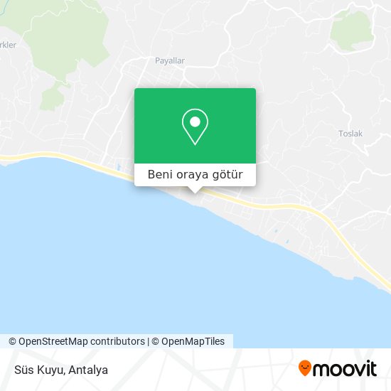 Süs Kuyu harita