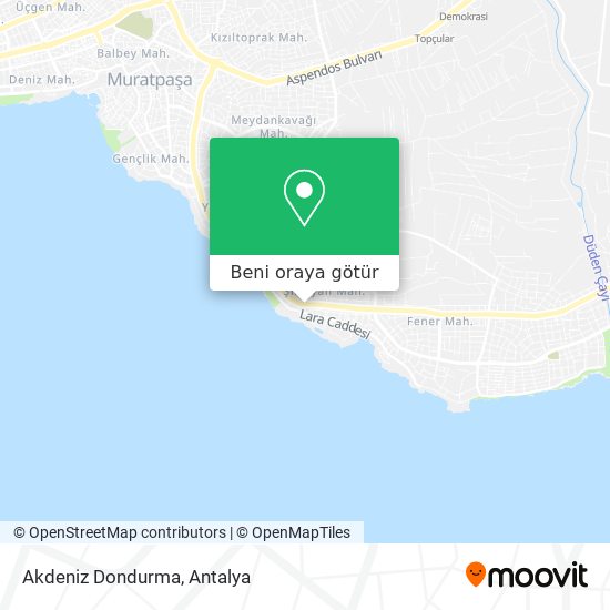 Akdeniz Dondurma harita