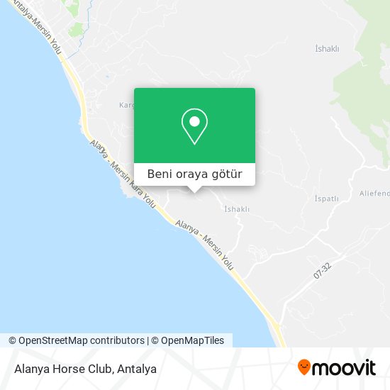 Alanya Horse Club harita