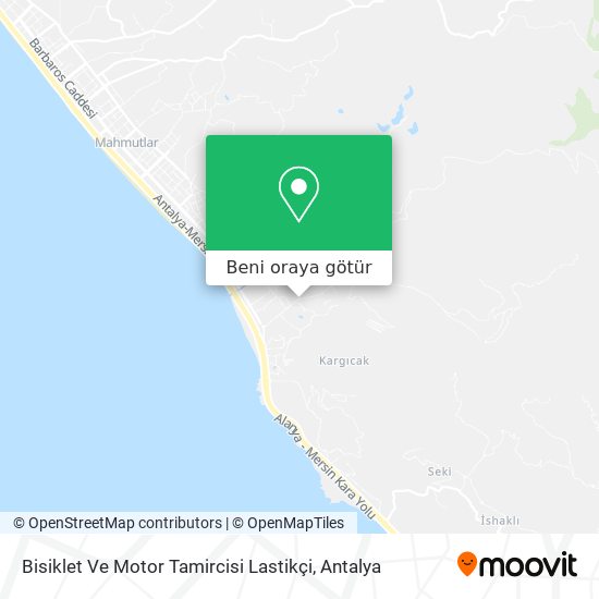 Bisiklet Ve Motor Tamircisi Lastikçi harita