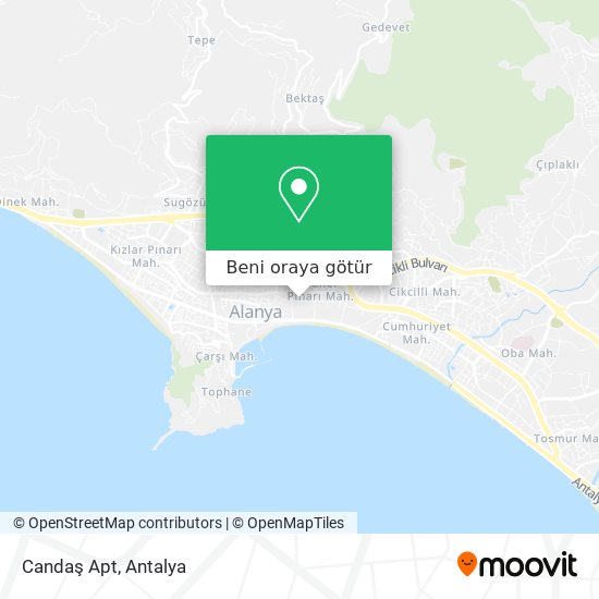 Candaş Apt harita