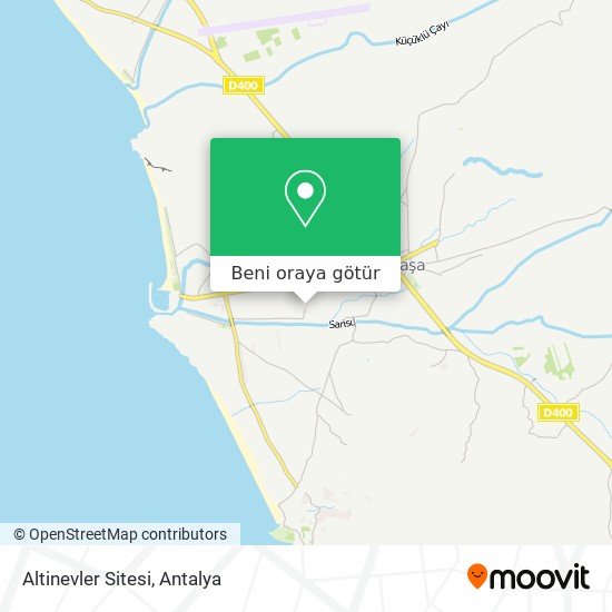 Altinevler Sitesi harita