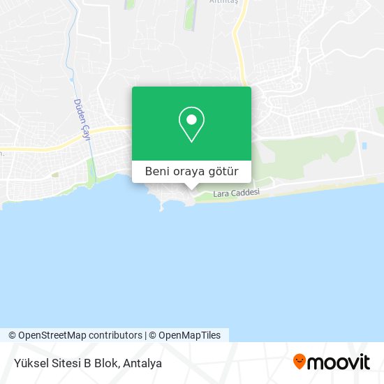 Yüksel Sitesi B Blok harita
