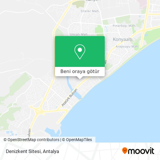 Denizkent Sitesi harita
