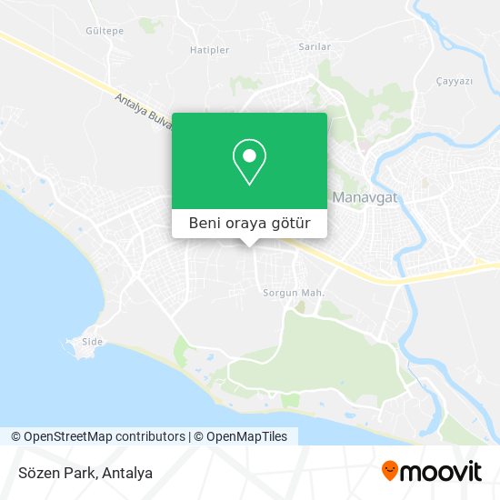 Sözen Park harita