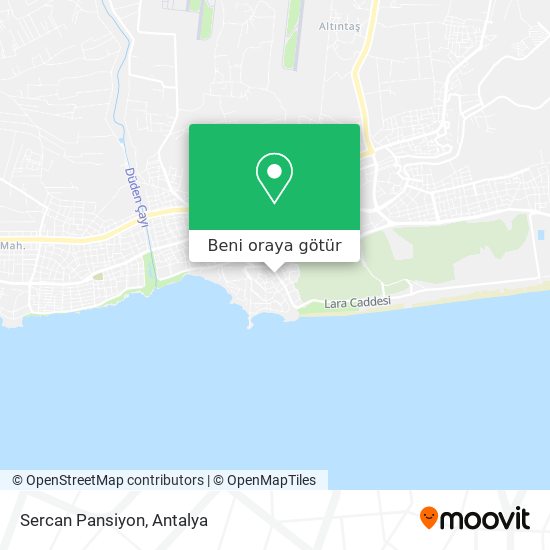 Sercan Pansiyon harita