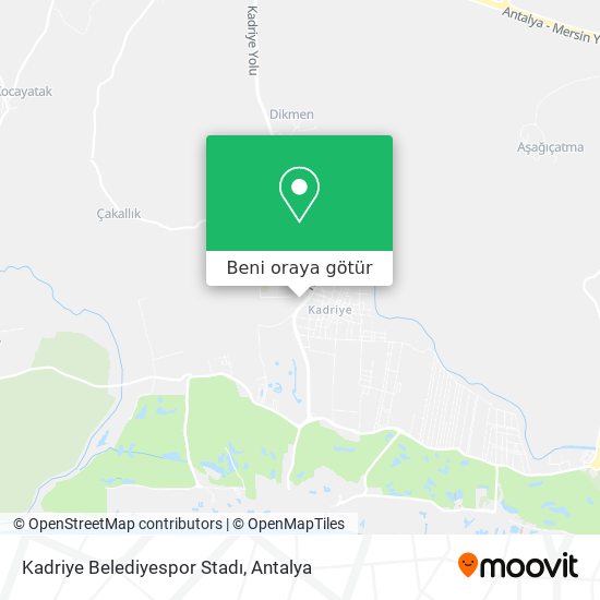 Kadriye Belediyespor Stadı harita