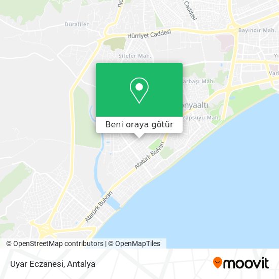 Uyar Eczanesi harita