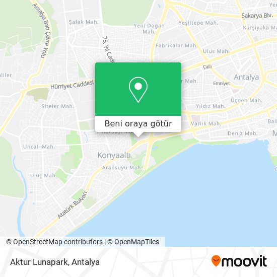 Aktur Lunapark harita