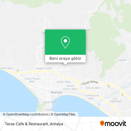 Teras Cafe & Restaurant harita