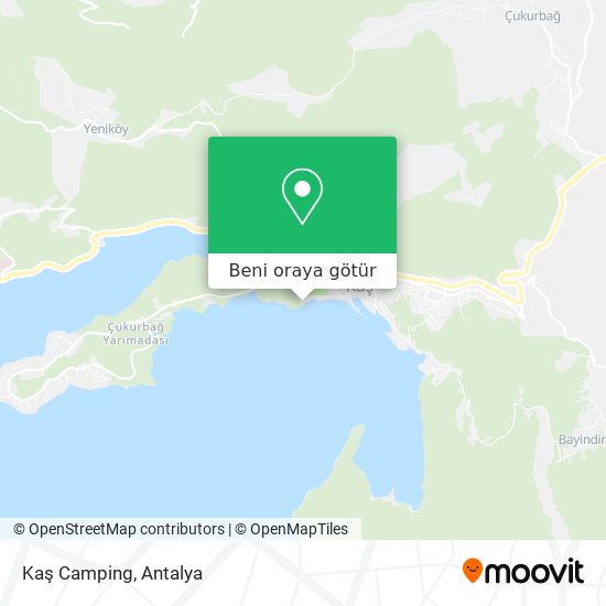 Kaş Camping harita