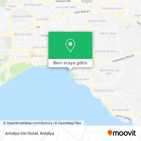 Antalya Inn Hotel harita