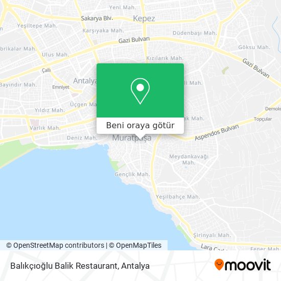 Balıkçıoğlu Balik Restaurant harita