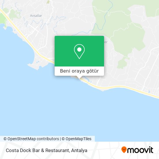 Costa Dock Bar & Restaurant harita