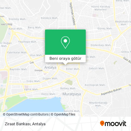 Ziraat Bankası harita