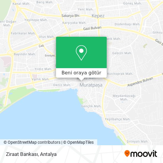 Ziraat Bankası harita