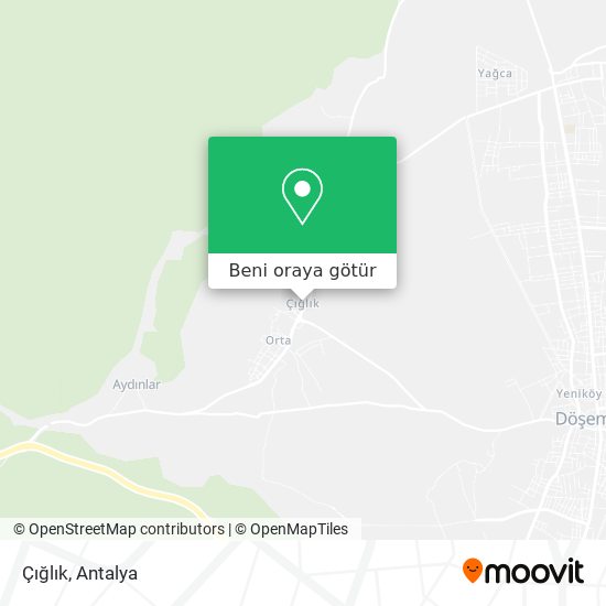 Çığlık harita