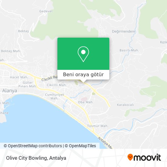 Olive City Bowling harita