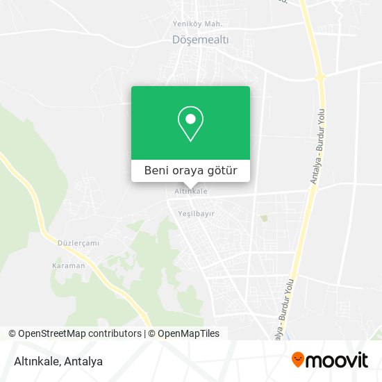 Altınkale harita
