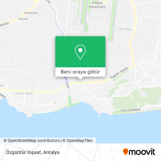 Özgüntür İnşaat harita