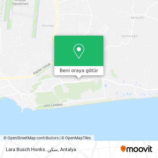 Lara Busch Honks. سكن harita