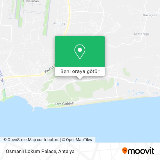 Osmanlı Lokum Palace harita